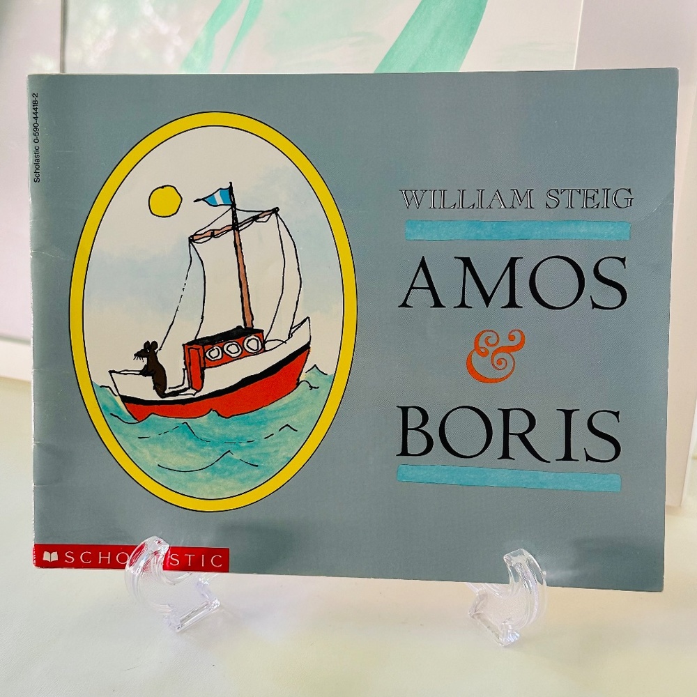William Steig Amos & Boris Classic Picture Book Paperback Scholastic